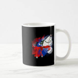 Horse Riding Chile Flag Coffee Mug