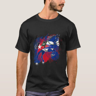 Horse Riding Cuba Flag T-Shirt