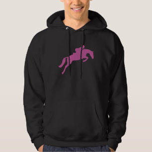 Horse Riding English Equestrian Hunter Jumper T Hoodie