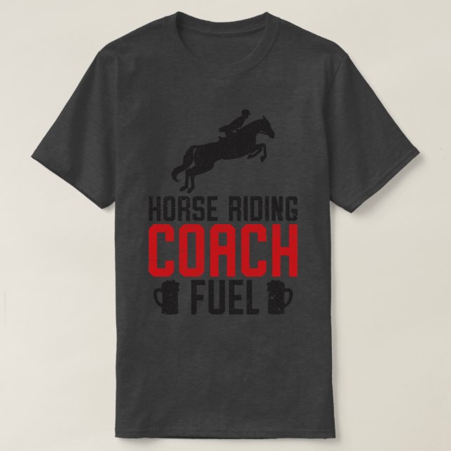 Horse Riding Equestrian Coach Beer Lover Sports Tr T-Shirt (Design Front)