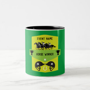 Horse riding Event Gifts and Merchandise Two-Tone Coffee Mug