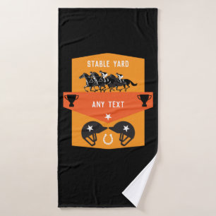 Horse riding Event Gifts Stable Yards Bath Towel