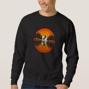 Horse Riding Forest Nature Sunset Horseback Rider Sweatshirt