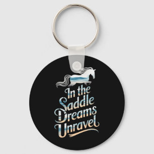 Horse Riding Girls Women Equestrian Horseback 5 Key Ring