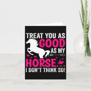 Horse Riding Girls Women Equestrian Horseback Card