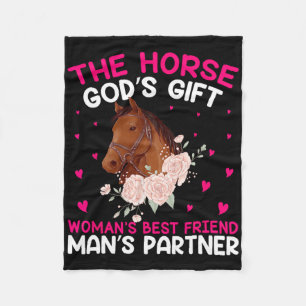 Horse Riding Girls Women Equestrian Horseback Fleece Blanket