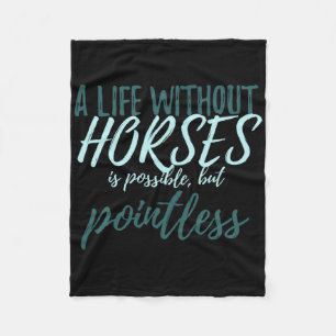 Horse Riding Girls Women Equestrian Horseback Fleece Blanket