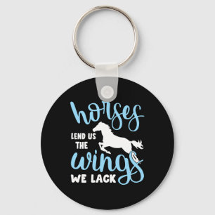 Horse Riding Girls Women Equestrian Horseback Key Ring