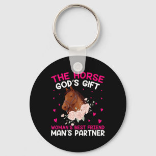 Horse Riding Girls Women Equestrian Horseback Key Ring