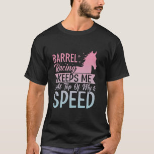 Horse Riding Girls Women Equestrian Horseback T-Shirt