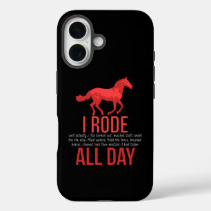 Horse Riding - Horse Ride Gift iPhone 16 Case