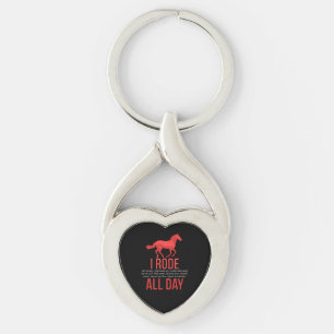 Horse Riding - Horse Ride Gift Key Ring