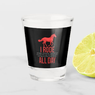 Horse Riding - Horse Ride Gift Shot Glass