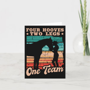 Horse Riding Horses Horse Girl Card