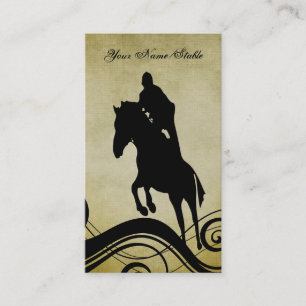 Horse Riding Instructor or Stable Business Card