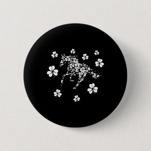 Horse Riding Lover Horseback Equestrian Rider Iris 6 Cm Round Badge