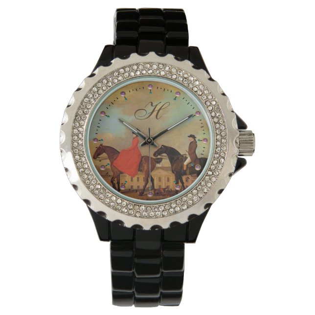 HORSE RIDING Monogram Watch (Front)