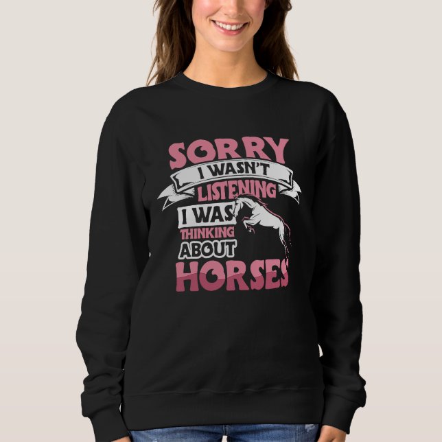 Horse Riding Owner Outfit Equestrian Horse  for Gi Sweatshirt (Front)