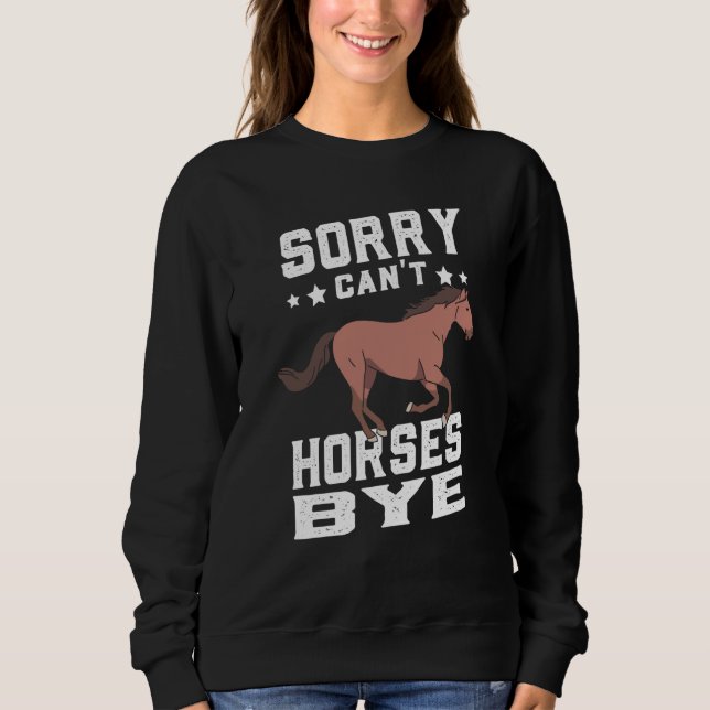Horse Riding Owner Outfit Equestrian Horse  for Gi Sweatshirt (Front)