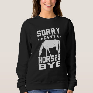 Horse Riding Owner Outfit Equestrian Horse for Gi Sweatshirt