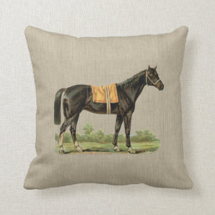 Horse Riding Racing Derby Equestrian Equine Animal Cushion