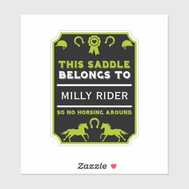 Horse Riding Saddle (Sheet)