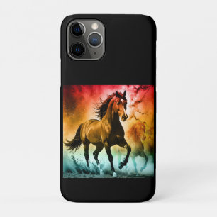 Horse running iPhone 11 pro case