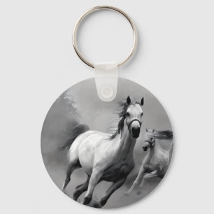Horse Running Key Ring