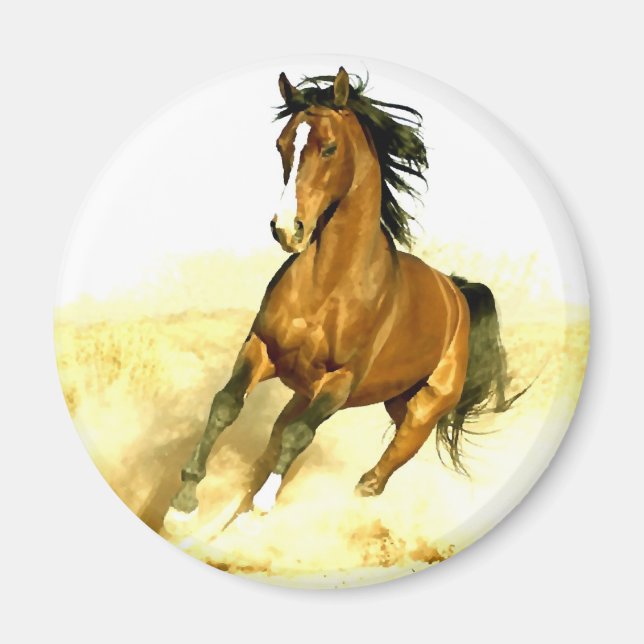 Horse Running Magnet (Front)
