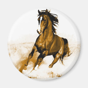 Horse Running Magnet