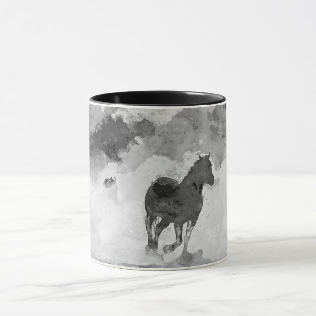Horse Running  Mug (Center)