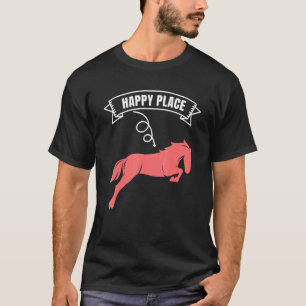 Horse Saddle Fun Trail Saddle Quote Horses Horseri T-Shirt