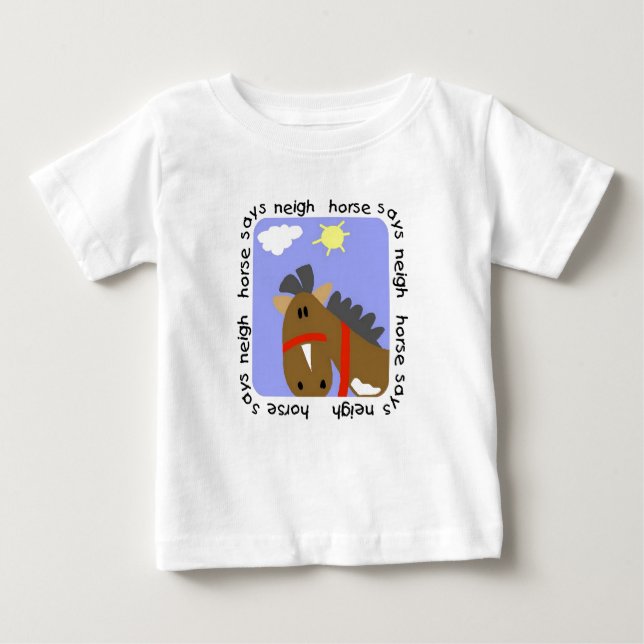 Horse Says Neigh Tshirts and Gifts (Front)