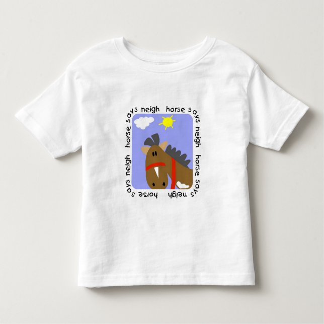 Horse Says Neigh Tshirts and Gifts (Front)