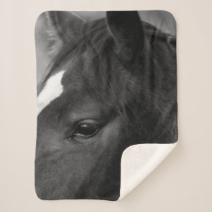 Horse sbcna sherpa blanket