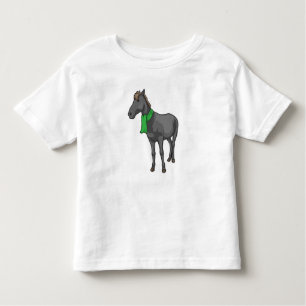 Horse Scarf Toddler T-Shirt