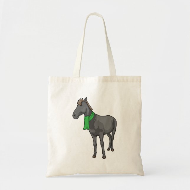 Horse Scarf Tote Bag (Front)
