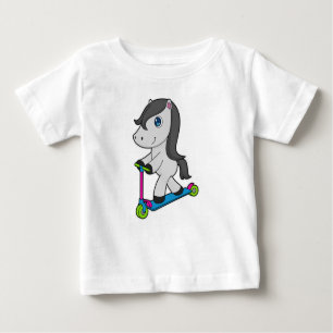 Horse Scooter Baby T-Shirt
