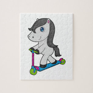 Horse Scooter Jigsaw Puzzle
