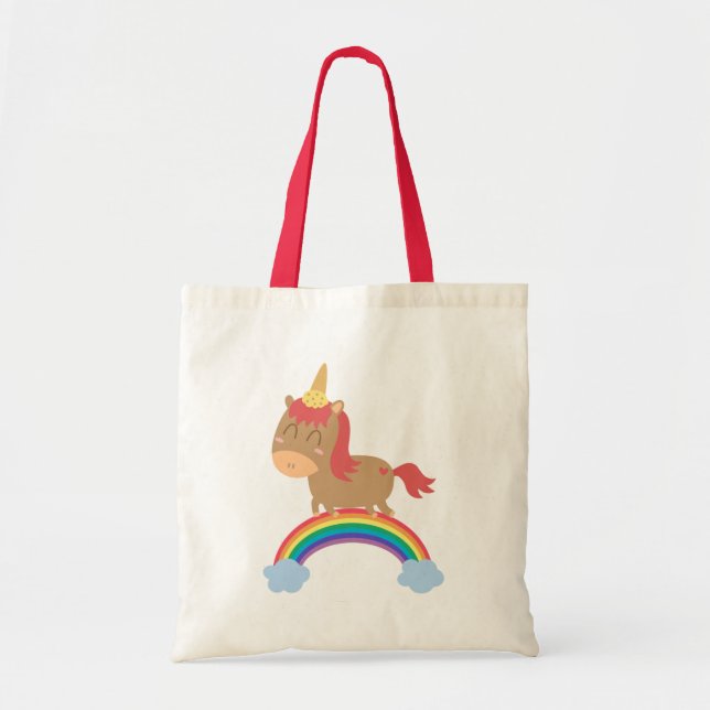Horse See Itself As Unicorn Tote Bag (Front)