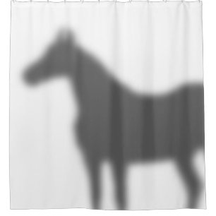 Horse Shadow Shower Curtain