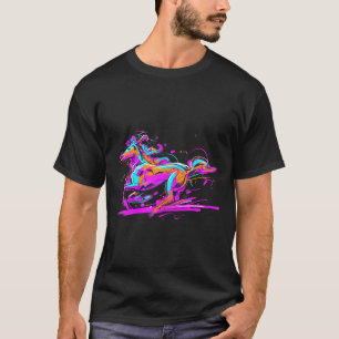 Horse Shirt Women Girls Horseback Riding Horse Lov