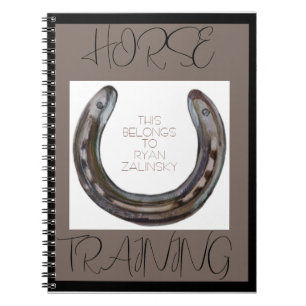 horse shoe & fly notebook