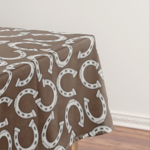Horse shoe pattern Country table cloth