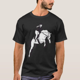 Horse Show Girl Equestrian Rider Showjumping Compe T-Shirt