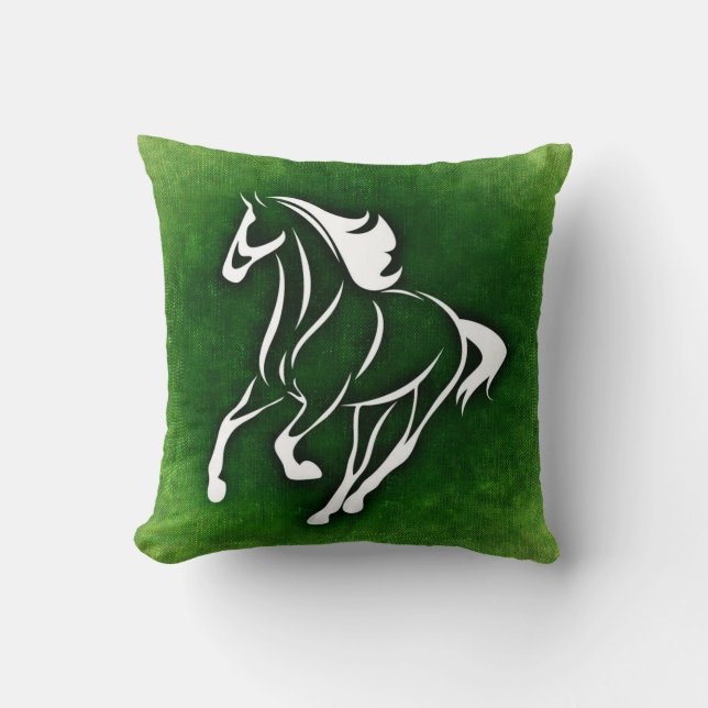 Horse silhouette cushion (Front)