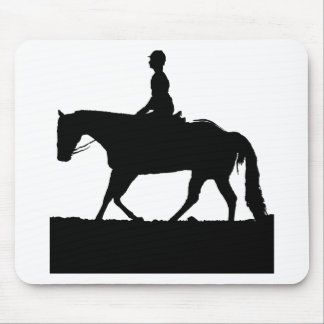 Horse Silhouette Mouse Pad