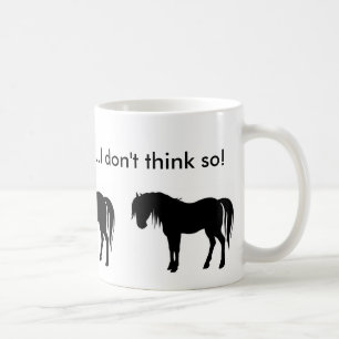 horse silouette, horse silouette, horse silouet... coffee mug
