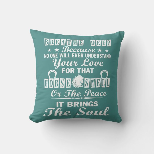HORSE SMELL CUSHION (Front)