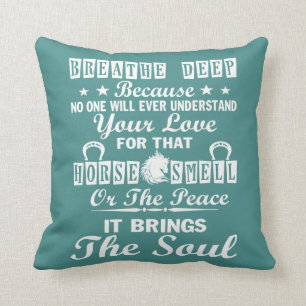 HORSE SMELL CUSHION